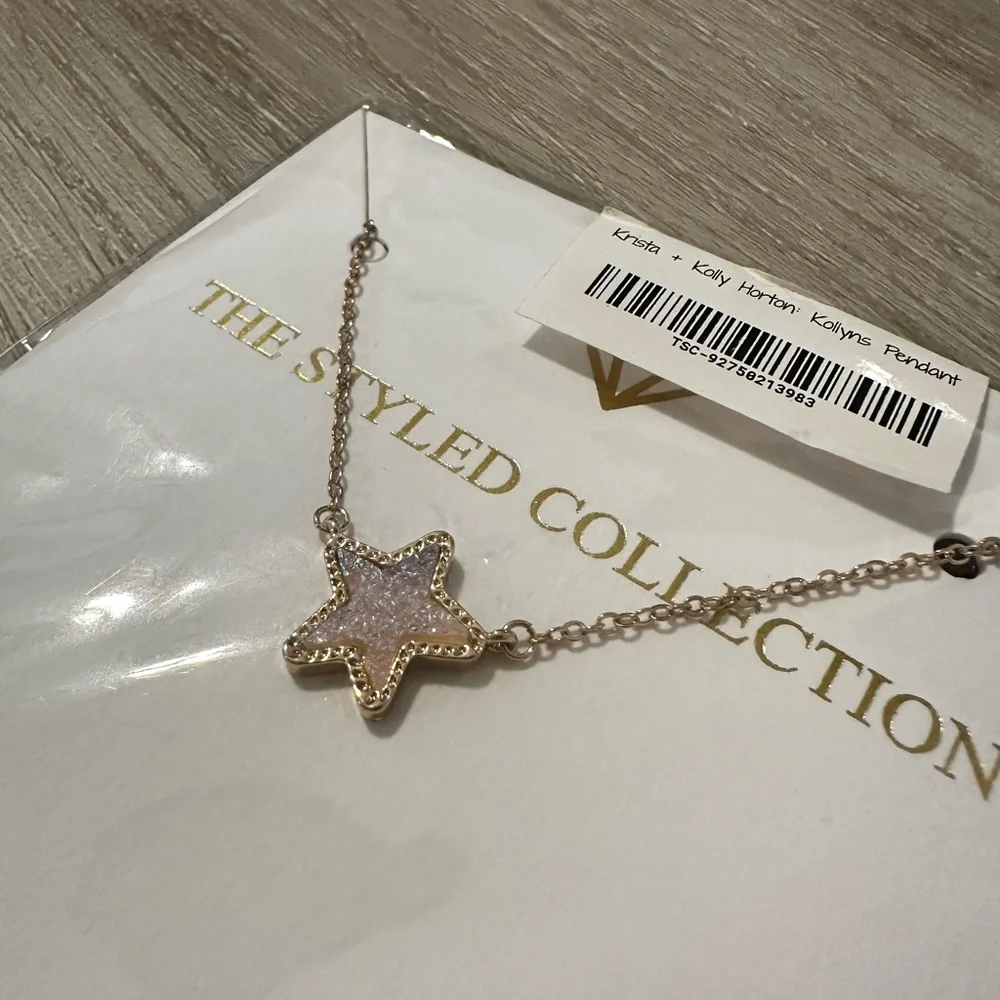 The Styled collection gold star necklace KRISTA + KOLLY HORTON: KOLLYNS PENDANT